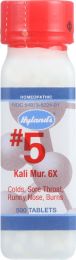 HYLAND'S: No. 5 Kali Muriaticum 6X (500 Tablets)