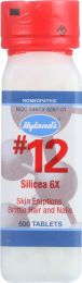HYLAND'S: No.12 Silicea 6X (500 Tablets)