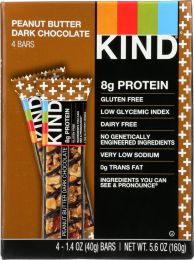 KIND: 4 Pack Peanut Butter Dark Chocolate Bar (5.6 oz)