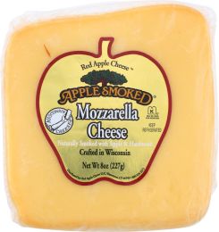 APPLE SMOKED: Mozzarella Cheese (8 oz)