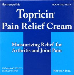 TOPRICIN: Pain Relief and Healing Cream (4 oz)