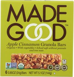 MADEGOOD: Apple Cinnamon Granola Bar (5.10 oz)