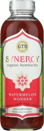 GT'S ENLIGHTENED KOMBUCHA: Synergy Organic Kombucha Watermelon Wonder (16 oz)