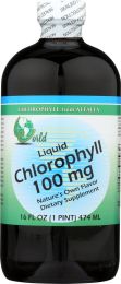 WORLD ORGANIC: Liquid Chlorophyll 100mg (16 oz)