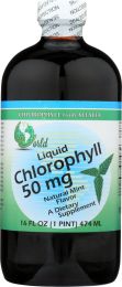 WORLD ORGANIC: Liquid Chlorophyll Mint 50 mg (16 oz)