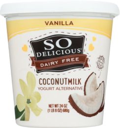SO DELICIOUS: Yogurt Cultured Vanilla (24 oz)