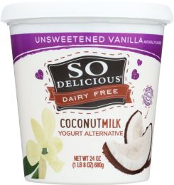 SO DELICIOUS: Yogurt Coconut Milk Vanilla Unsweetened (24 oz)