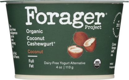 FORAGER: Organic Cashewgurt Coconut (4 oz)