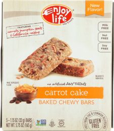 ENJOY LIFE:  Bar Snack Gluten Free Carrot Cake (5.75 oz)
