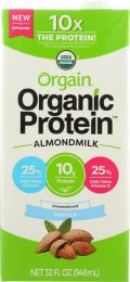 ORGAIN: Organic Protein Almond Milk Unsweetened Vanilla (32 oz)