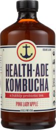 HEALTH ADE: Pink Lady Apple Kombucha (16 oz)