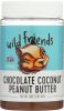 WILD FRIENDS: All Natural Chocolate Coconut Peanut Butter (16 oz)