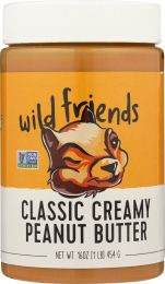 WILD FRIENDS: Peanut Butter Classic Creamy (16 oz)