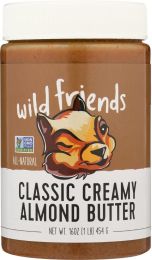 WILD FRIENDS: Almond Butter Classic Creamy (16 oz)