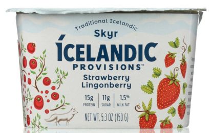 ICELANDIC PROVISIONS: Yogurt Strawberry Lingonberry Skyr (5.3 oz)