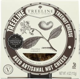 TREELINE: Cracked Pepper Aged Nut Cheese (4 oz)