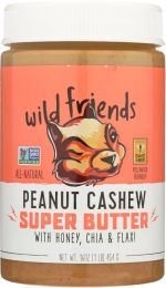 WILD FRIENDS: Peanut Cashew Super Butter (16 oz)