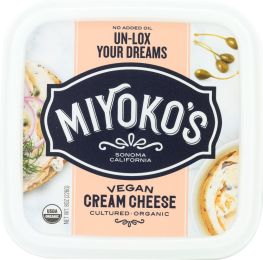 MIYOKOS CREAMERY: Cream Cheese Vegan Unlox (8 oz)
