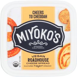 MIYOKOS CREAMERY: Cheese Vegan Pub Cheddar (8 oz)