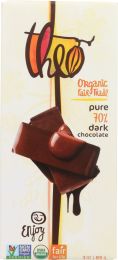 THEO CHOCOLATE: Chocolate Bar Dark 70% (3 oz)