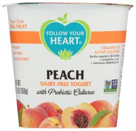 FOLLOW YOUR HEART: Peach Dairy-Free Yogurt (5.3 oz)