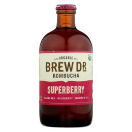 BREW DR KOMBUCHA: Superberry (14 oz)