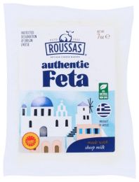 ROUSSAS: Authentic Feta PDO Cheese (7 oz)