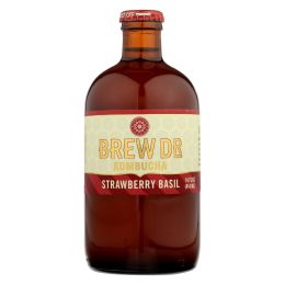 BREW DR KOMBUCHA: Strawberry Basil Kombucha (14 oz)