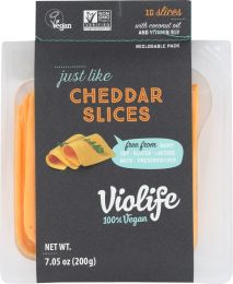 VIOLIFE: Just LIke Cheddar Slices Cheese (7.05 oz)