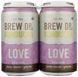 BREW DR KOMBUCHA: Love Kombucha 4 Pack (48 oz)