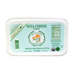 BELFIORE CHEESE: Organic Feta Cheese in Brine (9 oz)