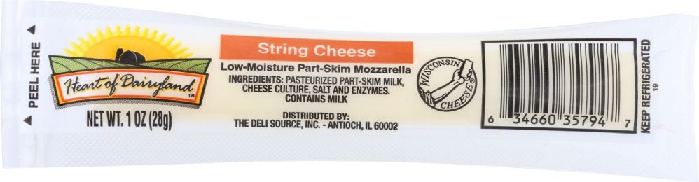 HEART OF DAIRYLAND: String Cheese Stick (1 oz)