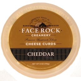 FACE ROCK: Cheese Curds Cheddar (6 oz)