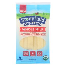 STONYFIELD: Organic Mozzarella String Cheese (6 oz)