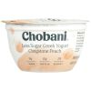 CHOBANI: Less Sugar Greek Yogurt Clingstone Peach (5.30 oz)