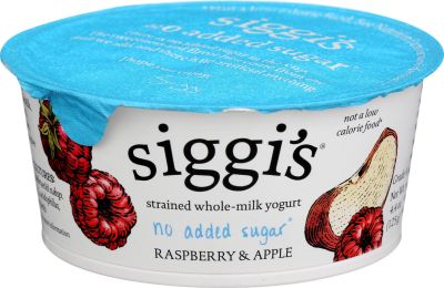 SIGGIS: No Added Sugar Raspberry and Apple Yogurt (4.40 oz)