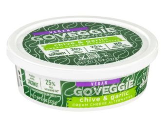 GO VEGGIE: Chive and Garlic Cream Cheese Alternative (8 oz)