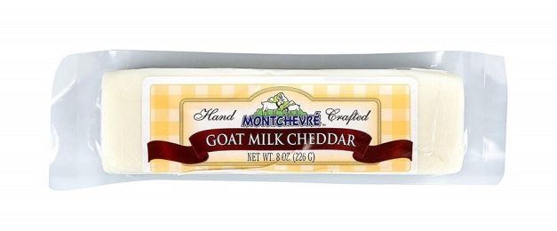 MONTCHEVRE: Goat Milk Cheddar Cheese (8 oz)