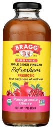 BRAGG: Organic Pomegranate Cherry Apple Cider Vinegar Refreshers (16 oz)