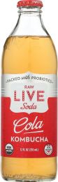LIVE SODA: Raw Cola Kombucha (12 oz)