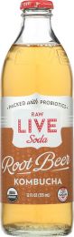 LIVE SODA: Root Beer Kombucha (12 oz)