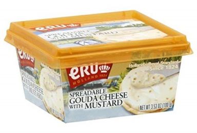 ERU HOLLAND: Spreadable Gouda Cheese with Mustard (3.53 oz)