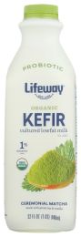 LIFEWAY: Organic Kefir Lowfat Ceremonial Matcha (32 oz)