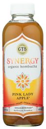 GTS ENLIGHTENED: Synergy Organic Kombucha Pink Lady Apple (16 oz)