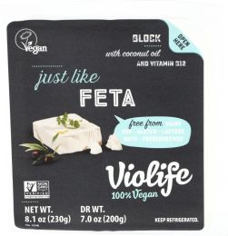 VIOLIFE: Just Like Feta Block Cheese (7.05 oz)
