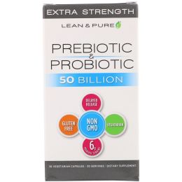 OLYMPIAN LABS: Lean & Pure Extra Strength Prebiotic & Probiotic (30 vc)