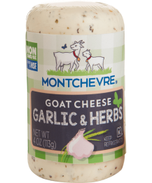 MONTCHEVRE: Goat Cheese Mini Log Garlic and Herb (4 oz)