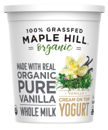 MAPLE HILL CREAMERY: Vanilla Yogurt (32 oz)