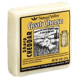 NATURAL VALLEY: Goat Cheese Sharp Cheddar (8 oz)