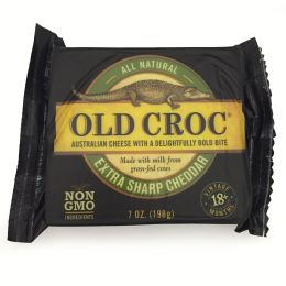 OLD CROC: All Natural Extra Sharp Cheddar Cheese (7 oz)